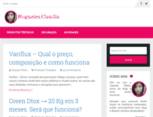 Tablet Screenshot of claudiatelles.com.br